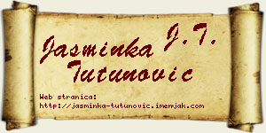 Jasminka Tutunović vizit kartica